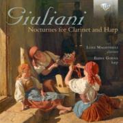 NOCTURNES FOR CLARINET AND HARP. Autor: GIULIANI G.F.. Dadada.pl Okładka książki NOCTURNES FOR CLARINET AND HARP
