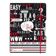 Opakowanie Notatnik A5/40K kratka My.BookF B&W slog