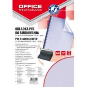 Opakowanie Okładki do bindowania Office Products A4 PVC 100 sztuk niebieska/transparentna