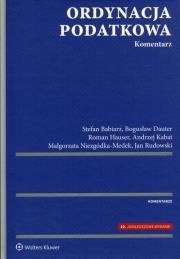 Okładka książki Ordynacja podatkowa Komentarz