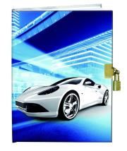 Opakowanie Pamiętnik z kłódką 13x18cm Auto