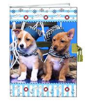 Opakowanie Pamiętnik z kłódką 13x18cm Żeglarze