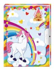 Opakowanie Pamiętnik z kluczykiem Unicorn