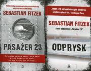 Pasażer 23 / Odprysk. Autor: Fitzek Sebastian. Dadada.pl Okładka książki Pasażer 23 / Odprysk