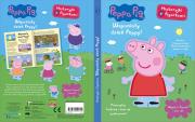 Okładka książki Peppa Pig.Wspaniały dzień Peppy.Historyjki z 6 trójwymiarowymi FIGURKAMI