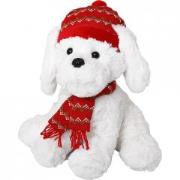 Opakowanie Pies Kacper w czapce i szaliku 27cm