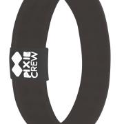 Opakowanie Pixie Crew Bransoletka silikonowa czarna