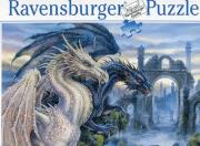 Puzzle 1000 Mistyczne smoki. Wydawca: Ravensburger. Dadada.pl Opakowanie Puzzle 1000 Mistyczne smoki