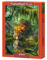 Puzzle 1000 Tiger in the Jungle. Wydawca: Castorland. Dadada.pl Opakowanie Puzzle 1000 Tiger in the Jungle