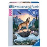Puzzle 1000 Wyjący wilk. Wydawca: Ravensburger. Dadada.pl Opakowanie Puzzle 1000 Wyjący wilk