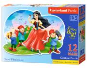 Okładka książki Puzzle 12 maxi konturowe.:Snow White's Song/ B-120192