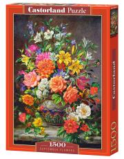 Opakowanie Puzzle 1500 September Flowers CASTOR
