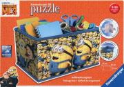 Opakowanie Puzzle 3D Kuferek na skarby Minionki 216 elementów