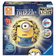 Opakowanie Puzzle 3D Minionki kuliste 72 Lampka