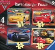 Opakowanie Puzzle 4w1 Auta 3