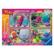 Opakowanie Puzzle Trolle 4x100