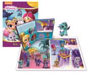 Okładka książki Shimmer&Shine. MOC ZABAWY 12 figurek i mata do zabawy