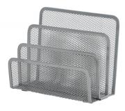 Opakowanie Sorter do korespondencji Q-Connect 3 przegrody metalowy srebrny