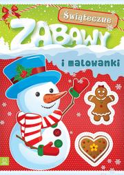 Świąteczne zabawy i malowanki. Autor: Opracowanie zbiorowe. Dadada.pl Okładka książki Świąteczne zabawy i malowanki