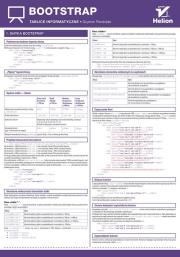 Okładka książki Tablice informatyczne Bootstrap