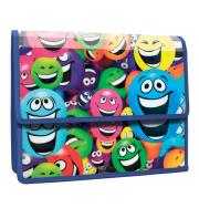 Opakowanie Teczka Smile z klapką na rzepy z nadrukiem A4 PP