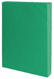Opakowanie Teczka z gumką A4 preszpanowa przestrzenna 40 mm zielona