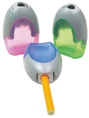 Opakowanie Temperówka plastikowa Q-Connect pojedyncza mix kolorów