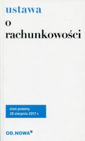 Okładka książki Ustawa o rachunkowości