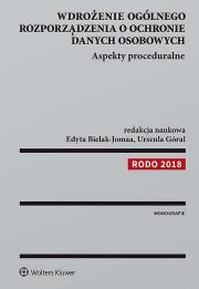 Okładka książki Wdrożenie ogólnego rozporządzenia o ochronie danych osobowych