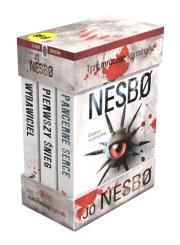 Wybawiciel / Pierwszy śnieg / Pancerne serce. Autor: JO NESBØ. Dadada.pl Okładka książki Wybawiciel / Pierwszy śnieg / Pancerne serce