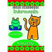 Okładka książki Zwierzęta Moja pierwsza kolorowanka