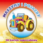 30 kartek superzabawy. Maszyny i pojazdy. Autor:   Praca zbiorowa. Dadada.pl Okładka książki 30 kartek superzabawy. Maszyny i pojazdy