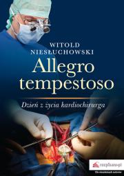 Allegro tempestoso. Autor: Niesłuchowski Witold. Dadada.pl Okładka książki Allegro tempestoso