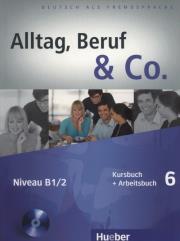 Alltag Beruf & Co. 6 Kursbuch + Arbeitsbuch + CD. Autor: Norbert Becker, Braunert Jorg. Dadada.pl Okładka książki Alltag Beruf & Co. 6 Kursbuch + Arbeitsbuch + CD
