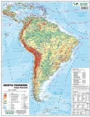 Ameryka PD 1:16 500 000 mapa pol. i fiz. ścienna. Autor: praca zbiorowa. Dadada.pl Okładka książki Ameryka PD 1:16 500 000 mapa pol. i fiz. ścienna