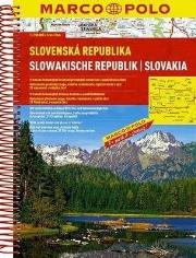 Atlas Słowacja 1:200 000 MARCO POLO. Autor: praca zbiorowa. Dadada.pl Okładka książki Atlas Słowacja 1:200 000 MARCO POLO