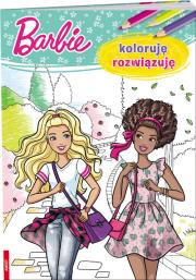 Okładka książki Barbie. Koloruję, rozwiązuję