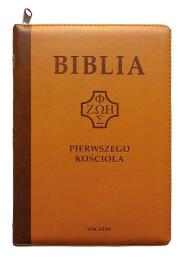 Okładka książki Biblia pierwszego Kościoła z paginatorami karmel.
