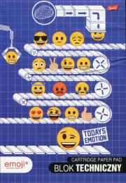 Opakowanie Blok techniczny A4 Emoji 10 kartek 10 sztuk