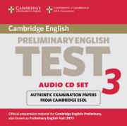 Opakowanie Cambridge Preliminary English Test 3 Audio CD Set