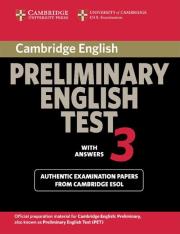 Opakowanie Cambridge Preliminary English Test 3 Student's Book with Answers