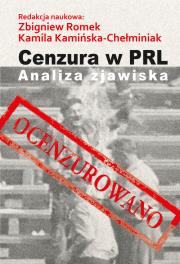 Okładka książki Cenzura w PRL