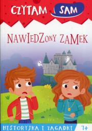 Czytam sam. Nawiedzony zamek. Historyjka i zagadki. Autor: Roberta Zilio. Dadada.pl Okładka książki Czytam sam. Nawiedzony zamek. Historyjka i zagadki