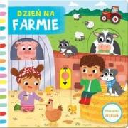 Okładka książki Dzień na farmie. Pociągnij-przesuń