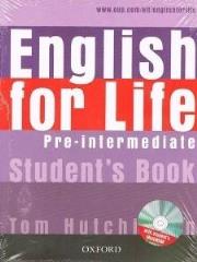 Okładka książki English for life Pre-Intermediate SB + CD