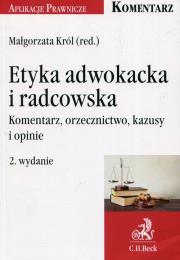 Okładka książki Etyka adwokacka i radcowska
