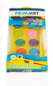 Farby akwarelowe z pędzlem 12 kolorów PRIMA ART. Autor: .. Dadada.pl Okładka książki Farby akwarelowe z pędzlem 12 kolorów PRIMA ART