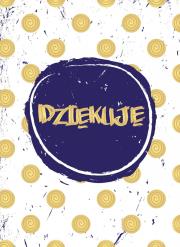 Okładka książki Karnet B6 Dziękuję