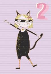 Opakowanie Karnet B6 z kopertą Urodziny 2 dziewczynka