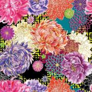 Opakowanie Karnet kwadrat z kopertą Asian Floral